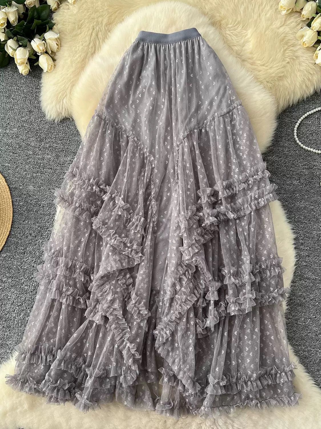 Just a feeling mesh skirt FS128 image