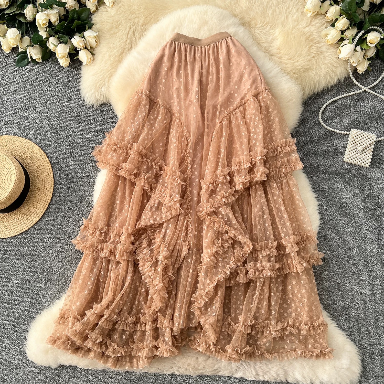Just a feeling mesh skirt FS128 image