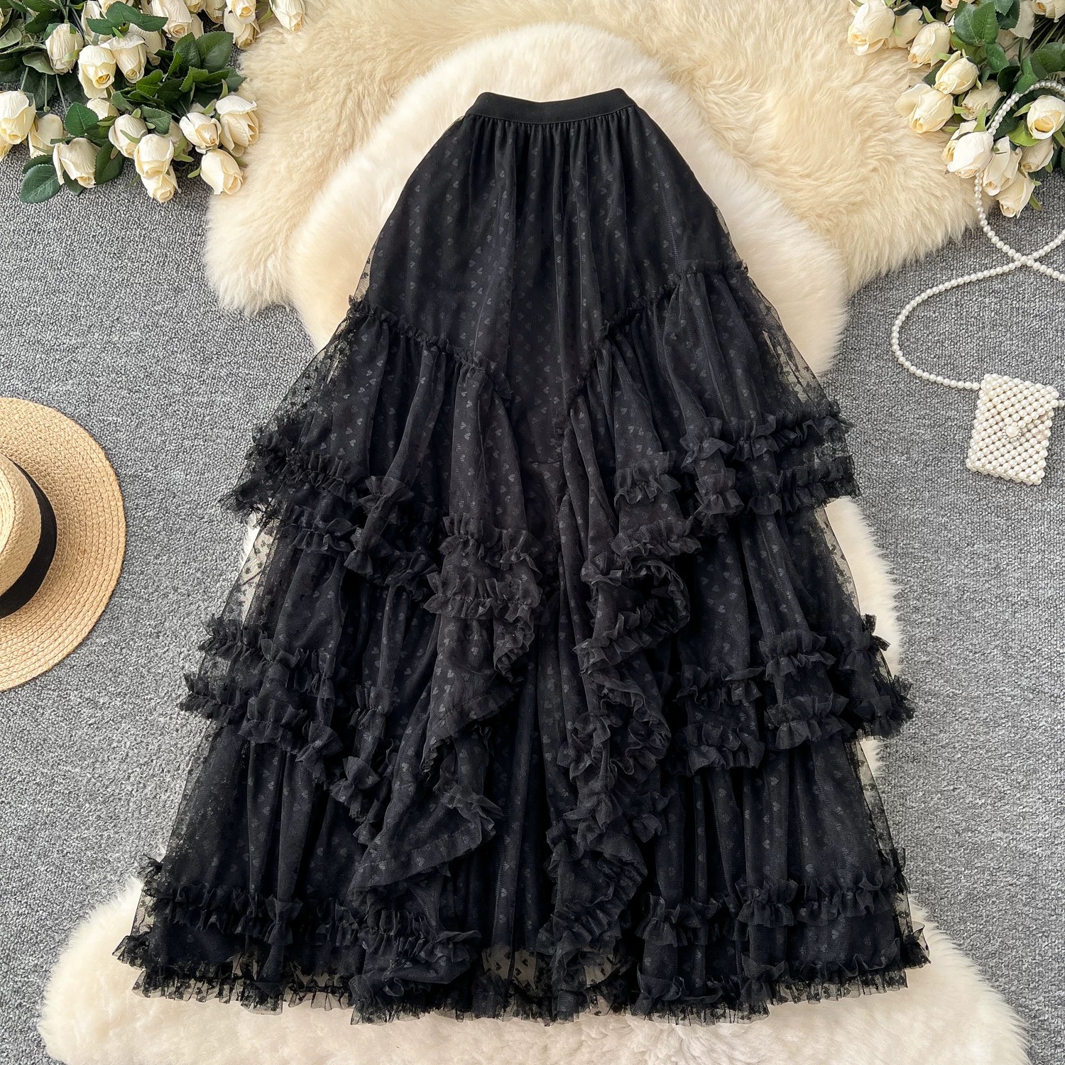 Just a feeling mesh skirt FS128 image