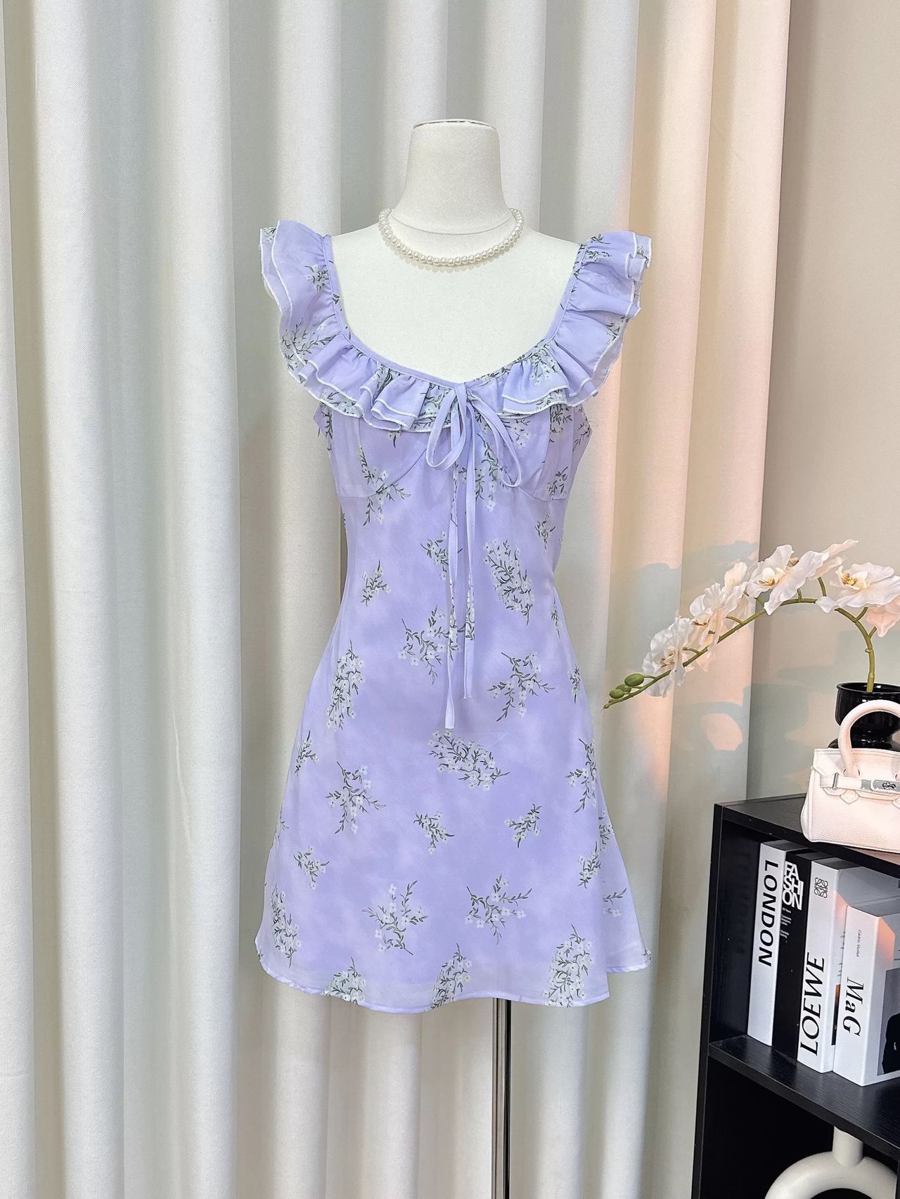 Luxury fit floral dress CD533 image