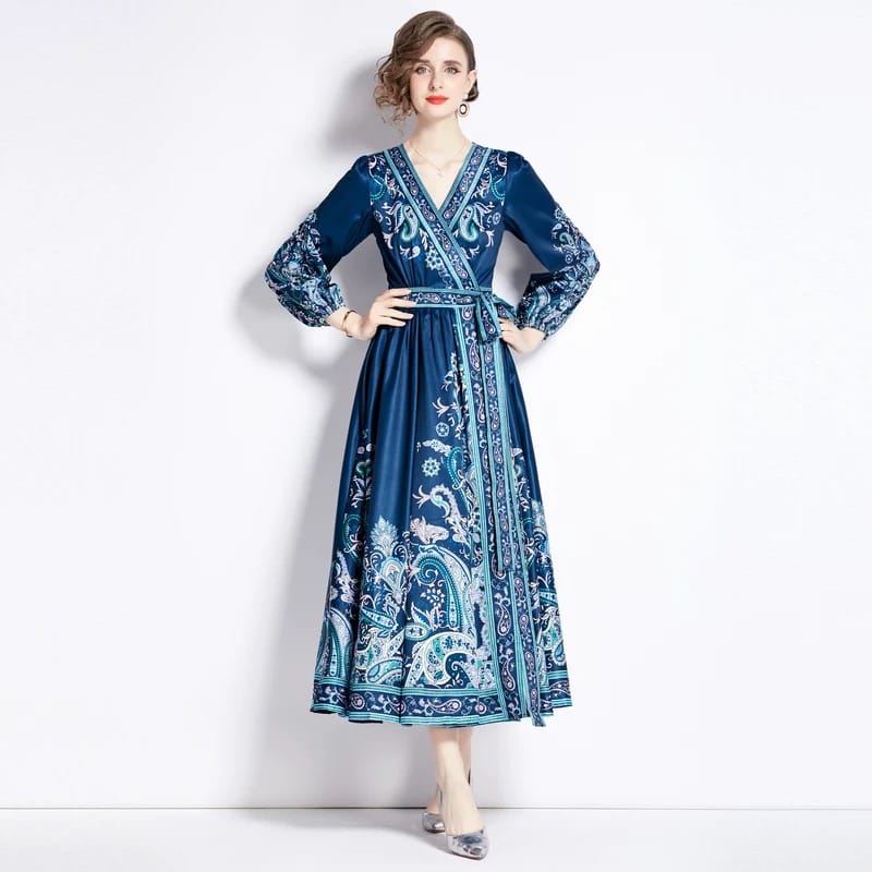 Boujee In paris print dress ED201 image