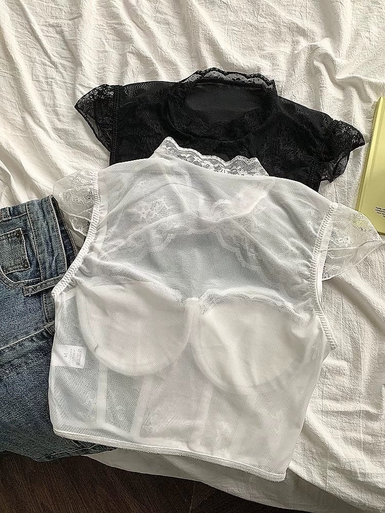 Lace baddie top image