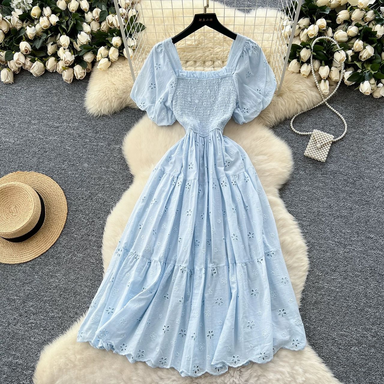 Save a seat lace dress CD376 image