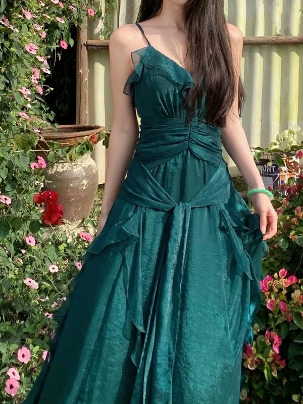 Enchanted one ruffle dress CD377 image