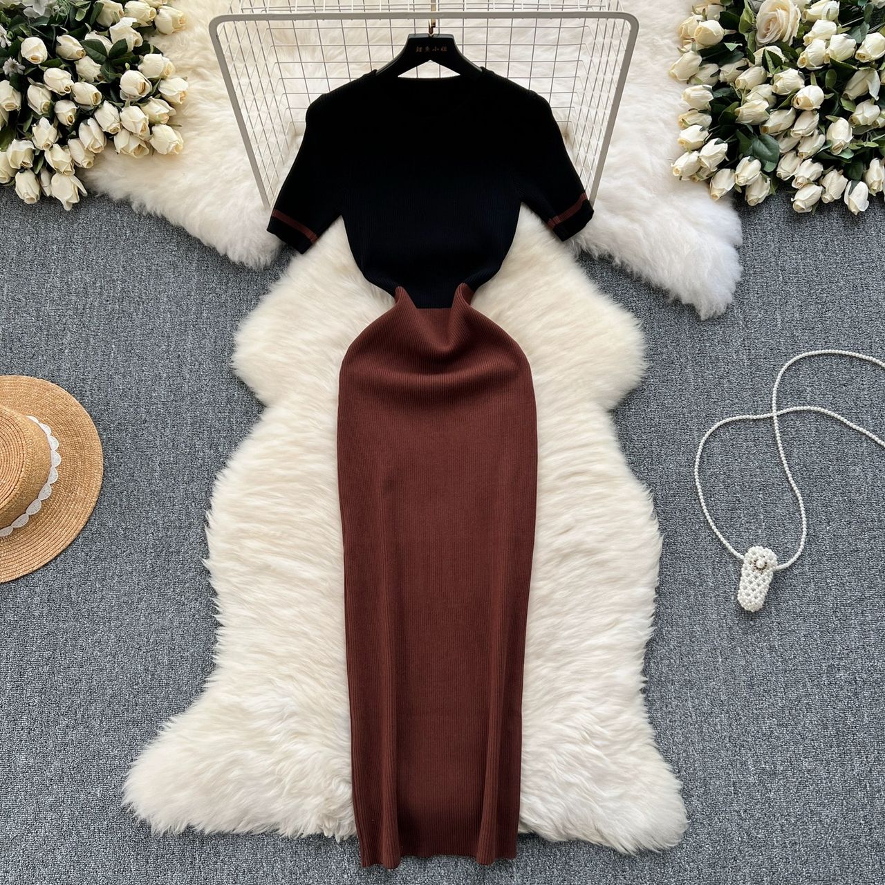 Baby we are solid dress KBC190 image