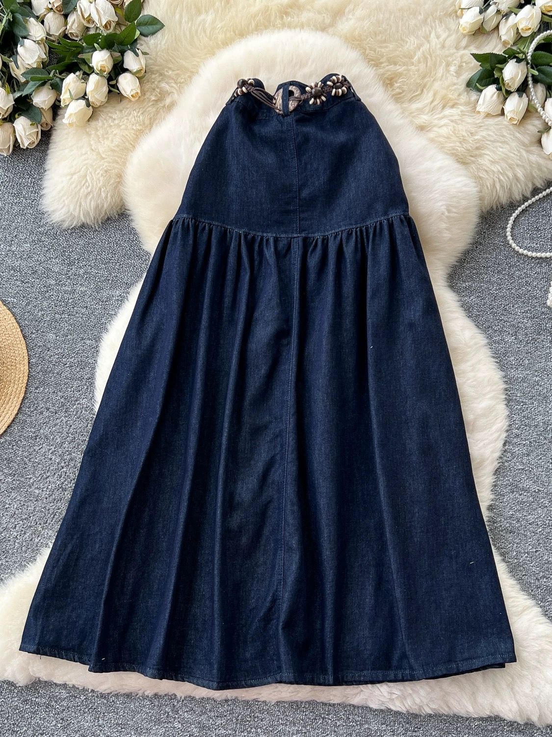 As I am denim skirt DS113 image