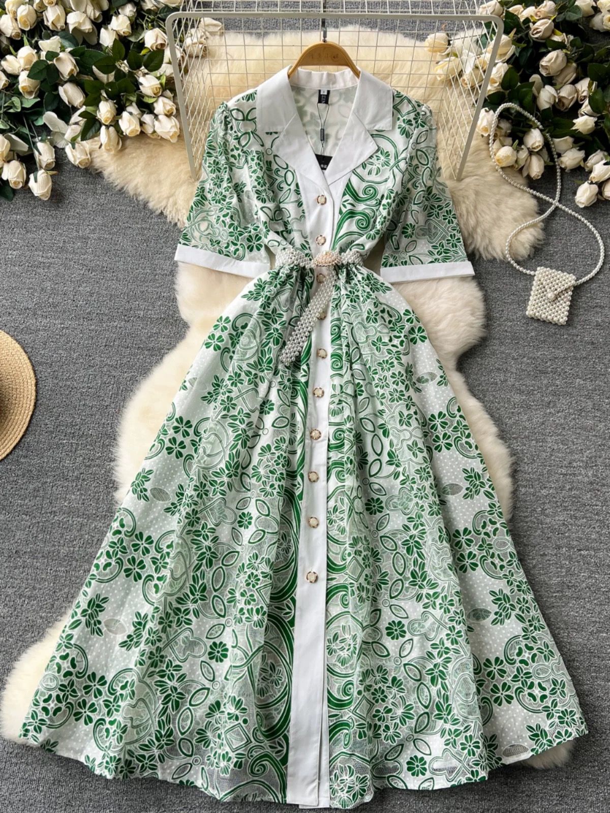 Dinners by the sea lace dress FD1089 image