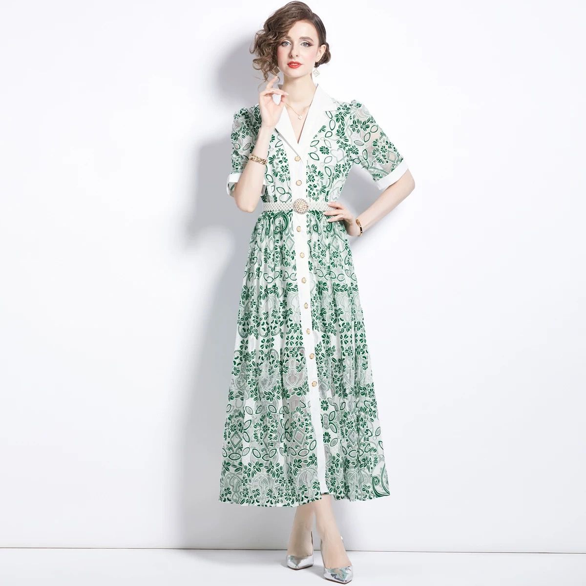 Dinners by the sea lace dress FD1089 image