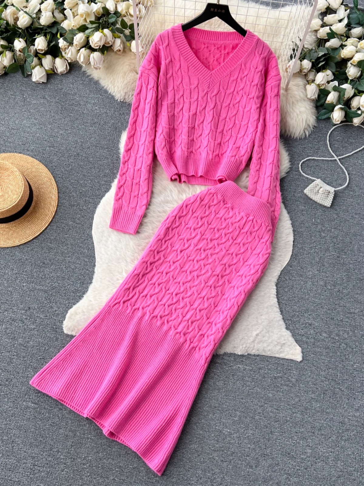 Unbreakable bond knitted set KTP274