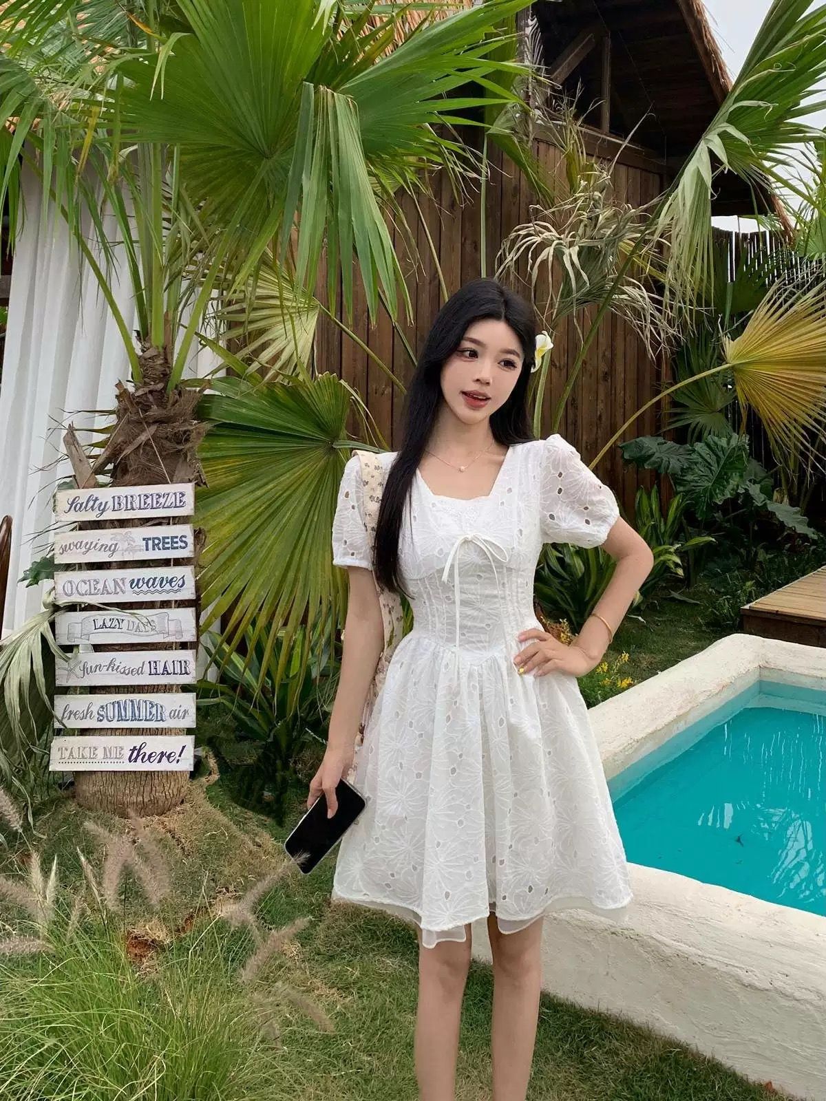 Chicago babe lace dress CD363 image