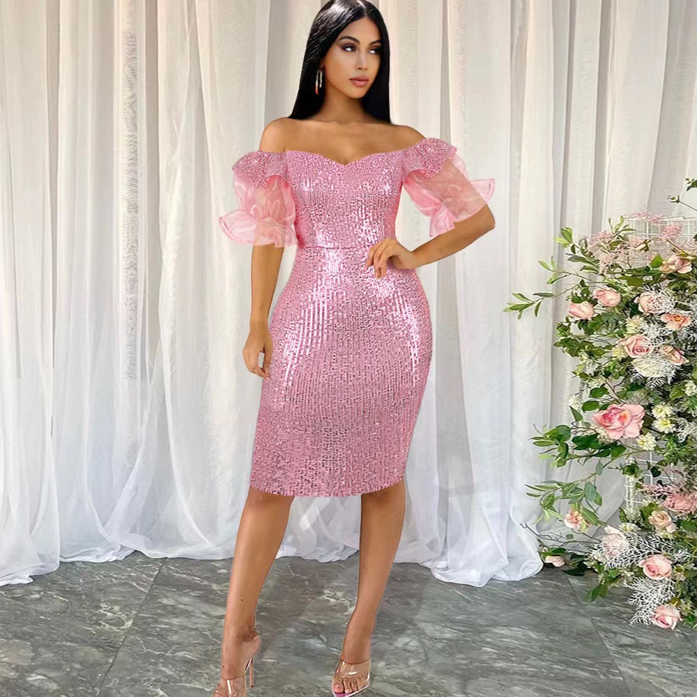 Be my peace sequin dress EBC199