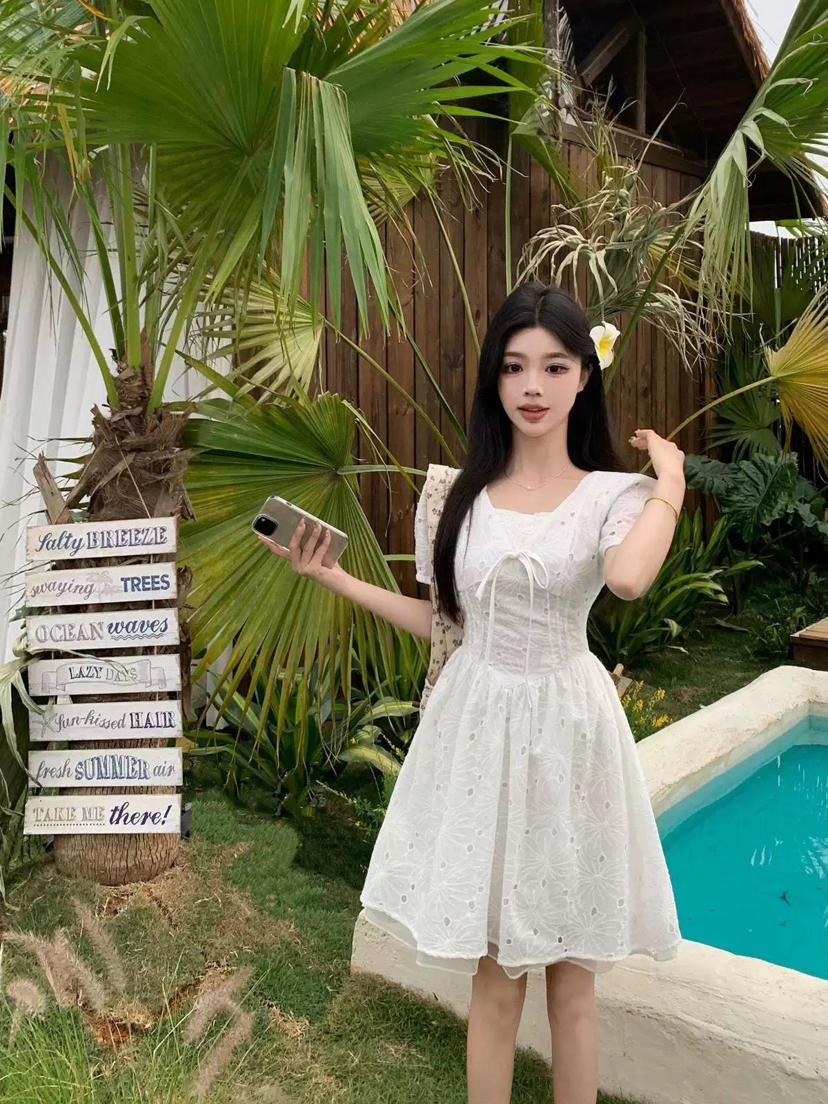 Chicago babe lace dress CD363 image