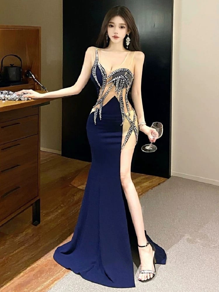 Diamond girl party dress EVD177 image