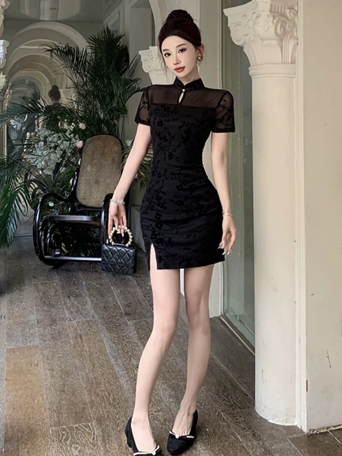 Somewhere tropical dress FBC443 image