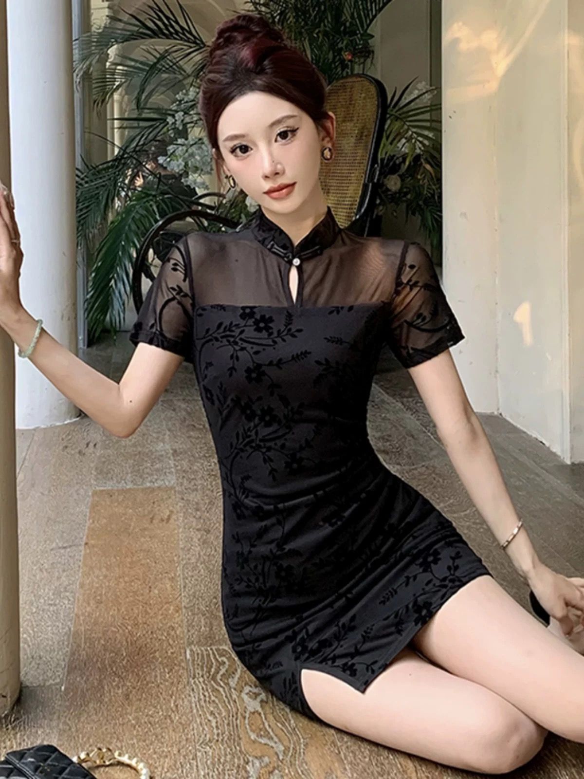 Somewhere tropical dress FBC443 image