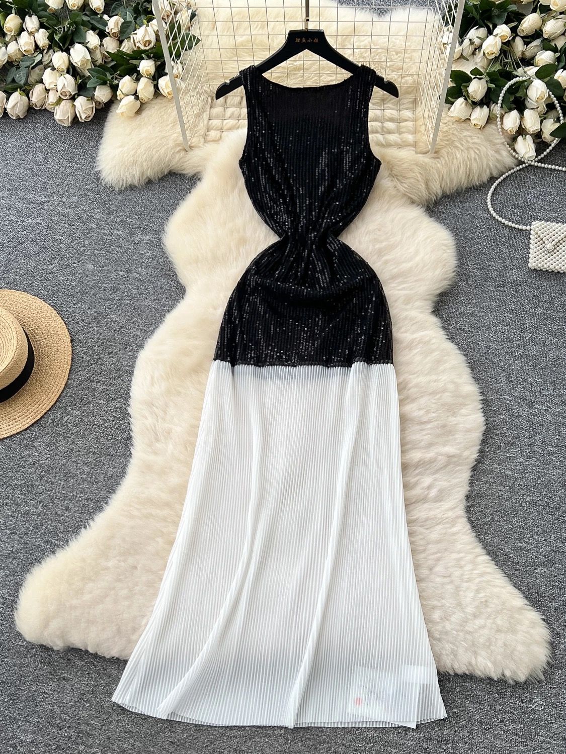 Good on this side sequin dress FD526 image