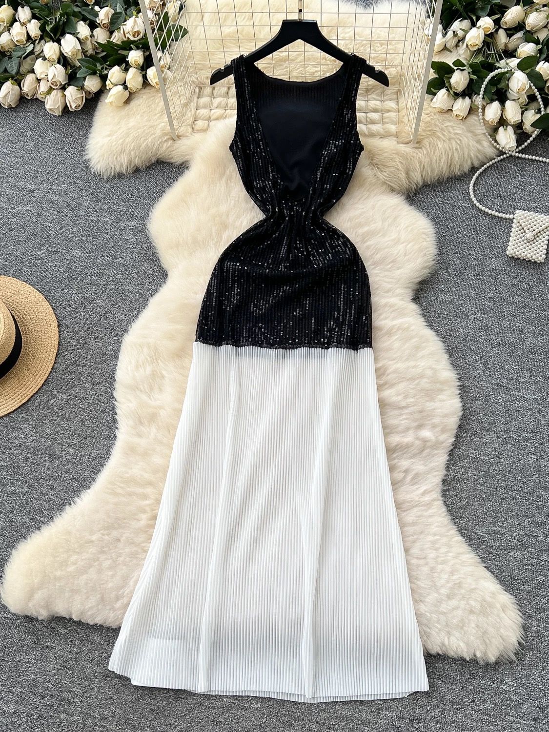 Good on this side sequin dress FD526 image