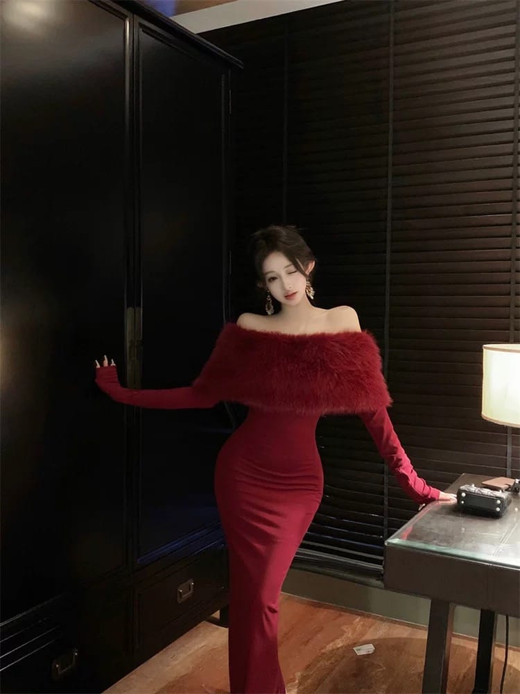 Bohemian dreams velvet dress FBC437 image