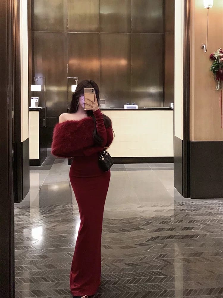 Bohemian dreams velvet dress FBC437 image