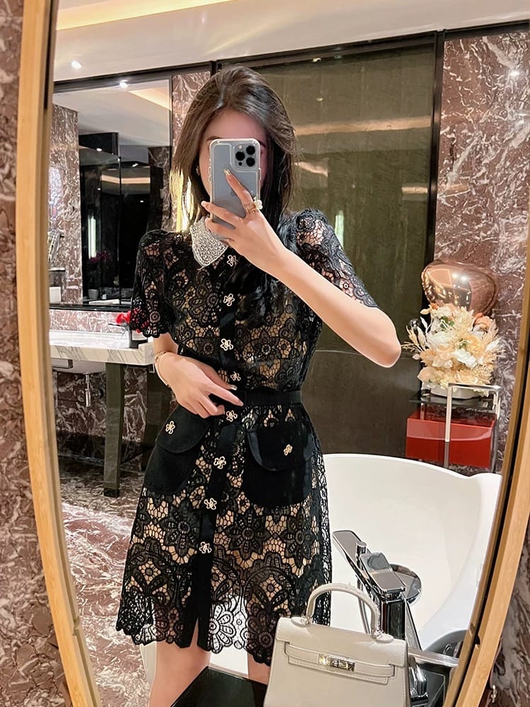 High esteem lace dress FBC432 image