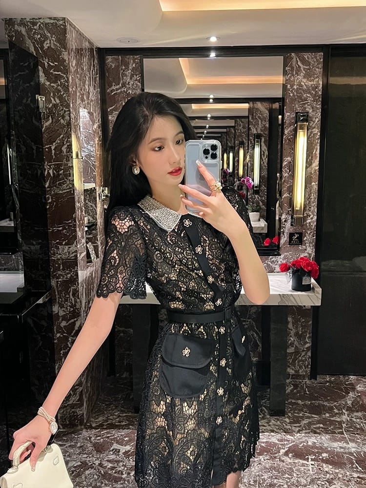 High esteem lace dress FBC432 image