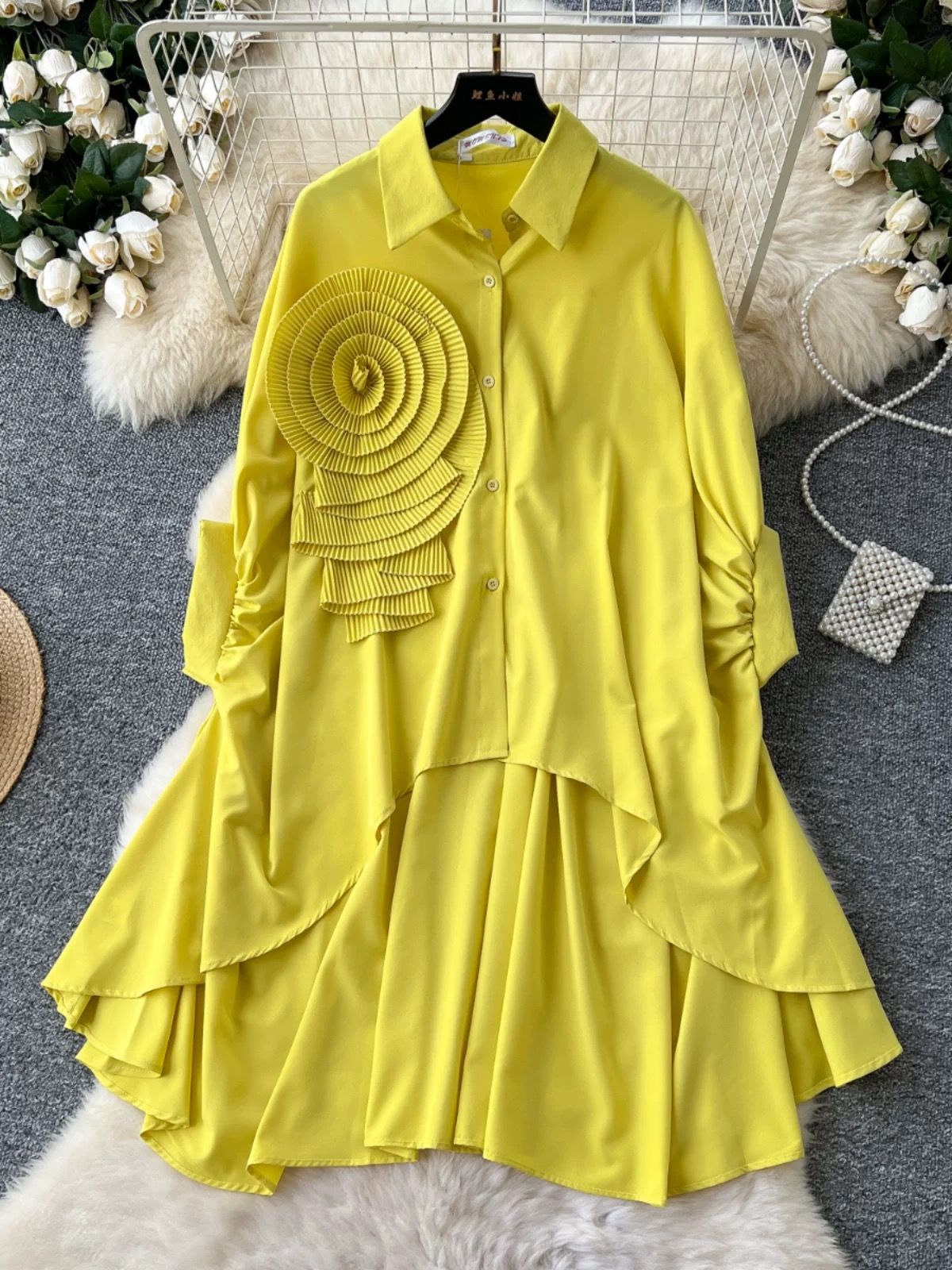 Downtown club shirt dress SD118 image