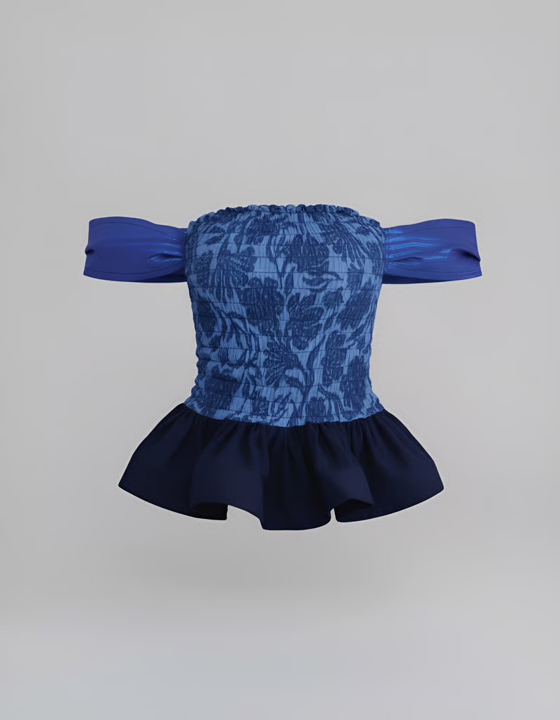 AYO PEPLUM TOP