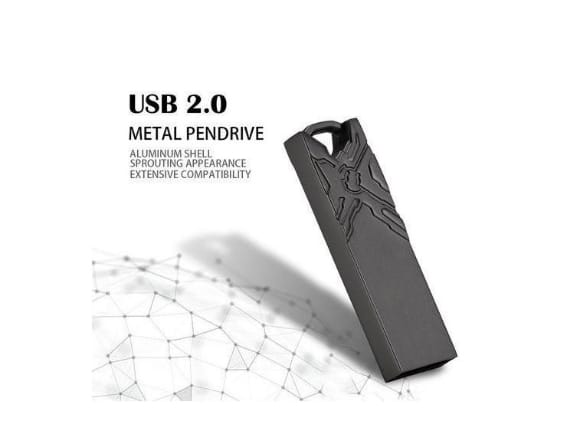 GUEETON 128GB Metal OTG Usb Flash Drive Waterproof 3D Embossment image