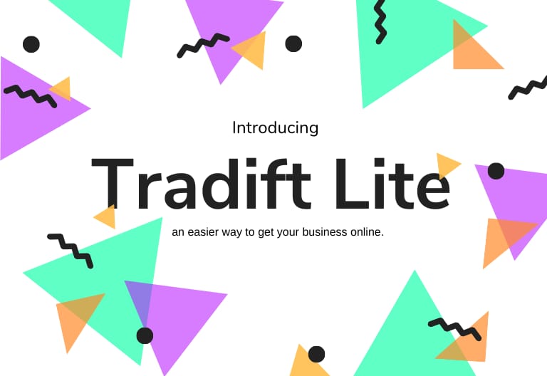 Introducing Tradift Lite, an easier way to get your business online. image